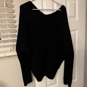 Rue21 Black V-Neck Sweater for Women